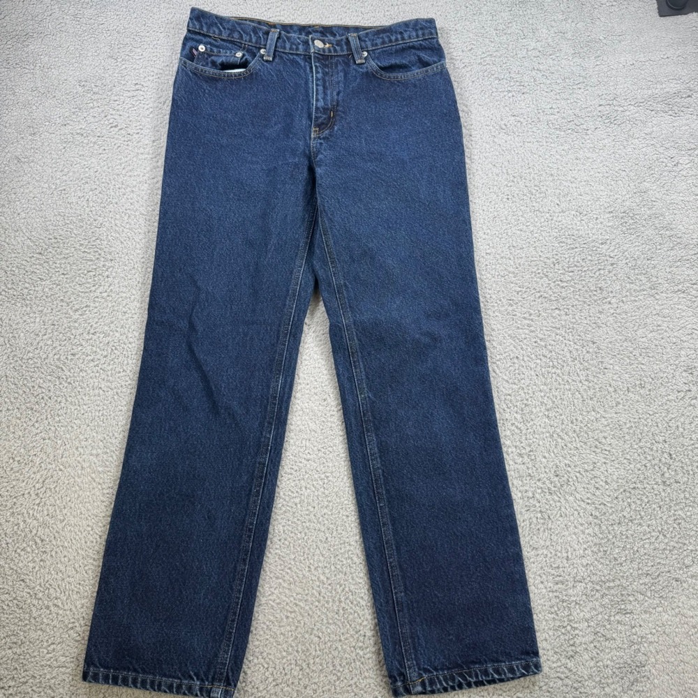 Ralph Lauren Saturday Jean Women's Dark Wash Straight‎ Leg Cotton Denim 8x30